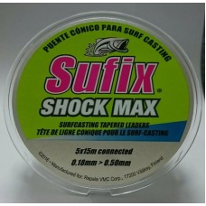 SUFIX SHOCK MAX 5X15MT 0.180.50 CHICOTE