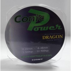 LINHA DRAGON CORMOURA CONIC POWER 0.20MM-0.48MM 220MT