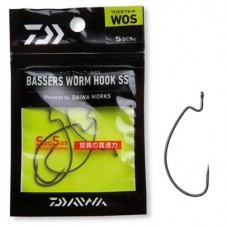 ANZOIS DAIWA BASSERS WORM HOOK SS WIDE OFFSET WOS 4/0